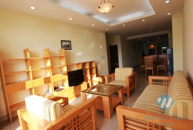 Luxury services apartment with lake view for rent in Kim Ma, Ba Dinh, Hanoi